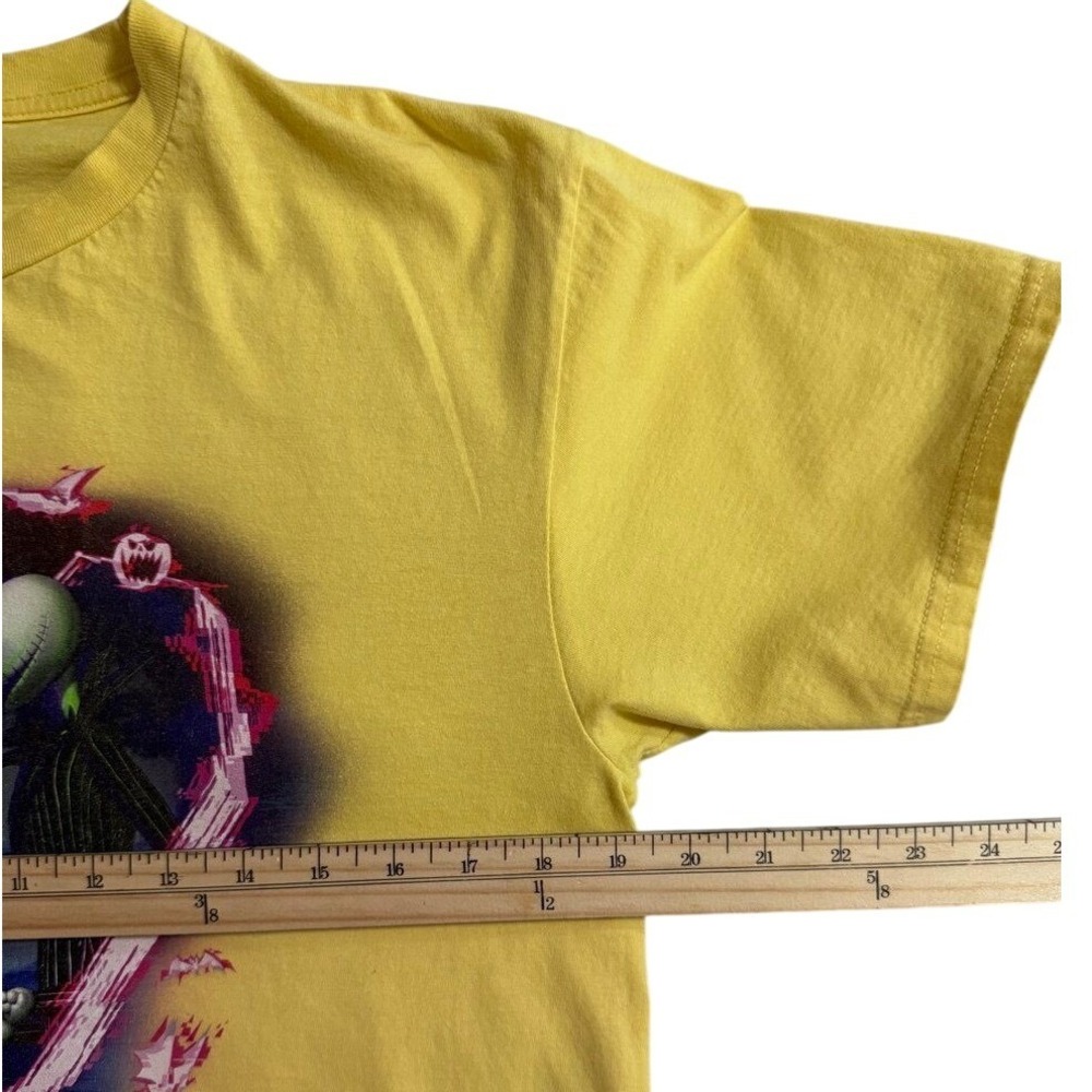 Disney Nightmare‎ Before Christmas Shirt Women Medium Yellow Jack Sally Love Tee - Picture 5 of 6